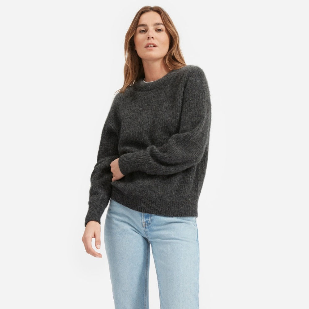 Everlane Oversized Alpaca Crew - Medium